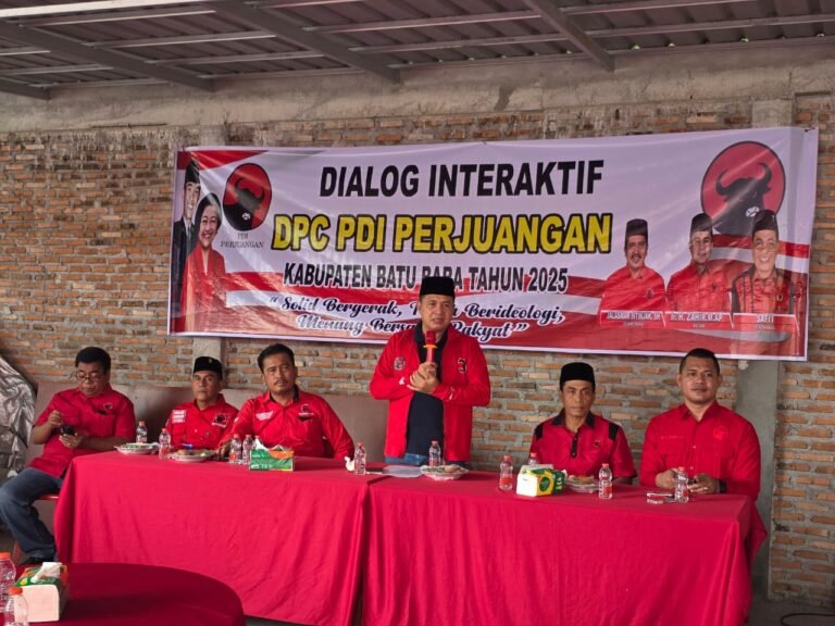 Dialog Interaktif PDI Perjuangan, Zahir Soroti Sejumlah Permasalahan di Batu Bara