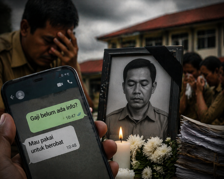 Guru Wafat di Tengah Tunggakan Gaji, Chat Terakhir “Butuh Uang untuk Berobat” Jadi Tamparan Keras